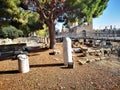 Agia Kyriaki church and Saint PaulÃ¢â¬â¢s pillar